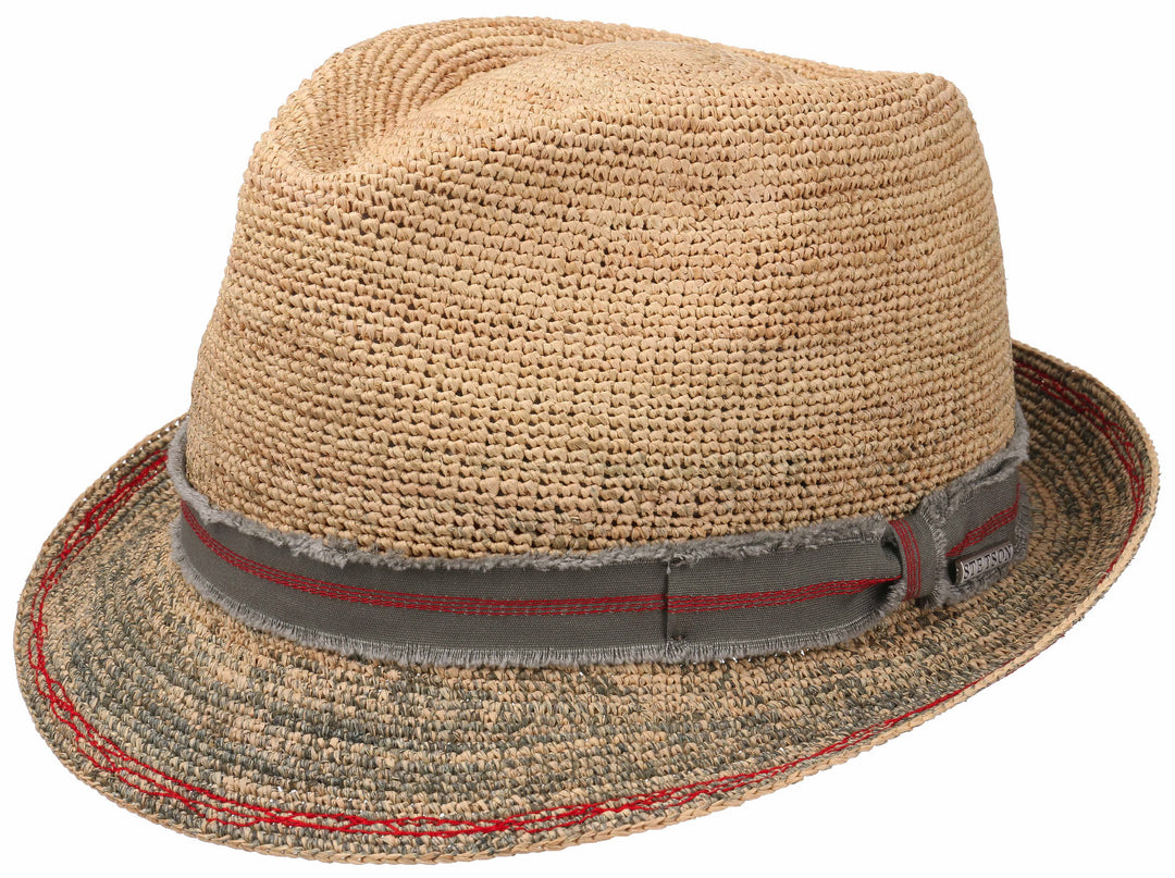 TRILBY CROCHET STETSON NATUR MULTI
