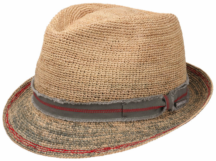 TRILBY CROCHET STETSON NATUR MULTI