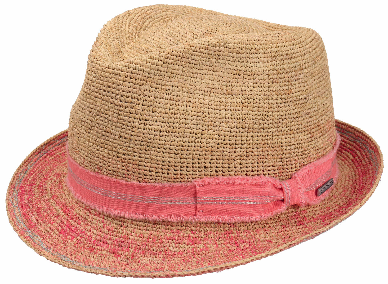 TRILBY CROCHET STETSON LACHS NATUR