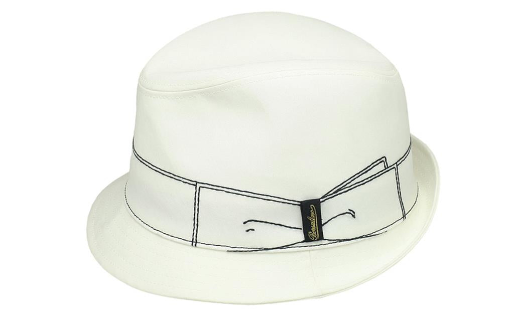 BORSALINO WOVEN HAT TRILBY
