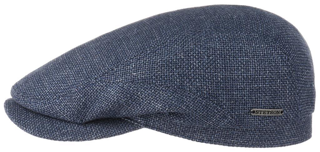 BELFAST VIRGIN WOOL LINEN STETSON BLAU