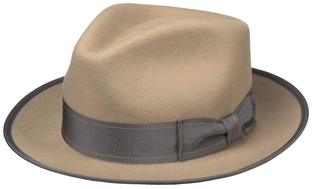 FEDORA WOOLFELT CASHMERE STETSON BEIGE
