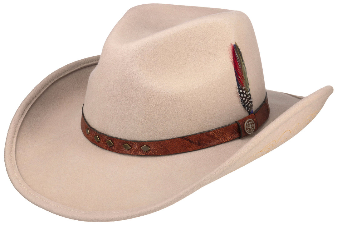 NEW WESTERN WOOLFELT STETSON SAND