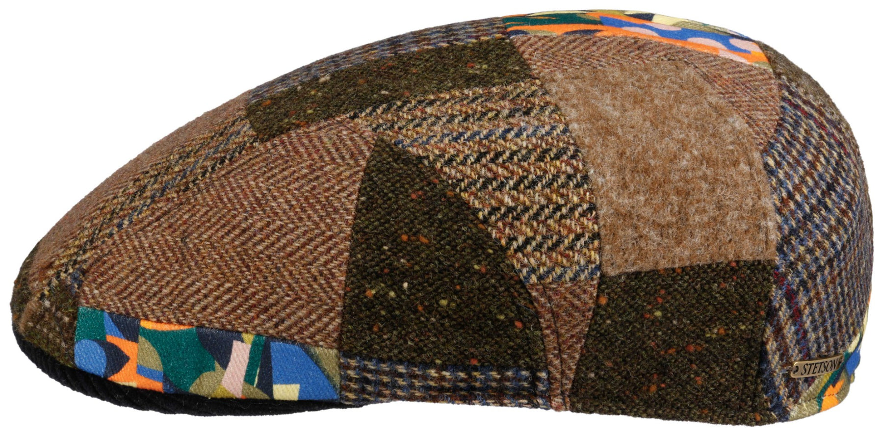 Ivy Cap Flatcap Patchwork Stetson