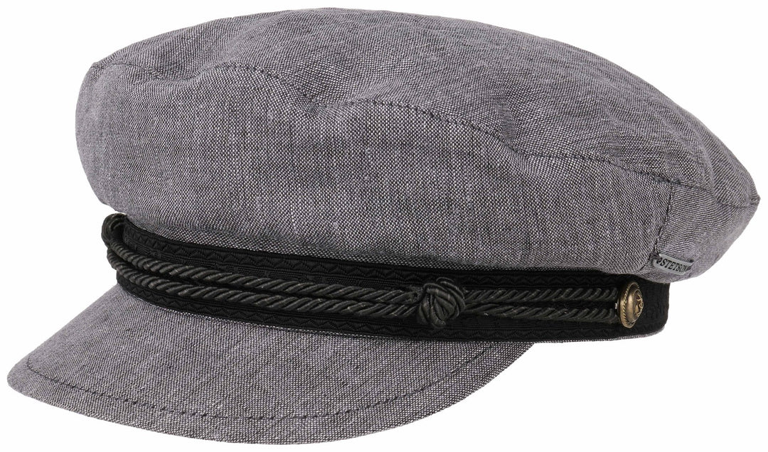 RIDERS CAP LINEN STETSON GRAU