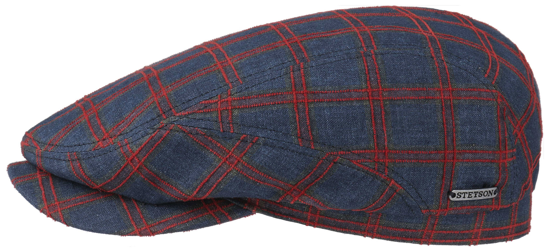 BELFAST LINEN CHECK STETSON BLAU