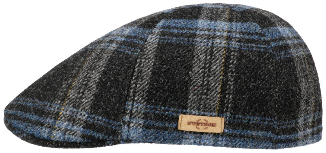 TEXAS SHADOW PLAID STETSON BLAU