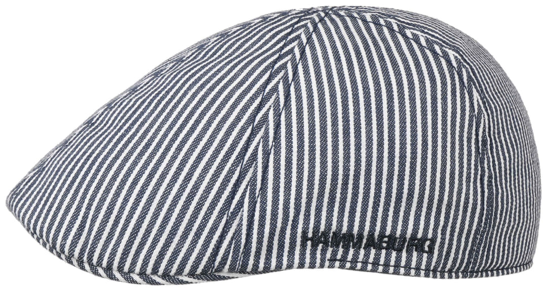Duck Cap Cotton Stripe Hammaburg Blue White