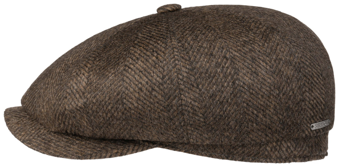 Hatteras Flatcap Cashmere Fischgrät Stetson
