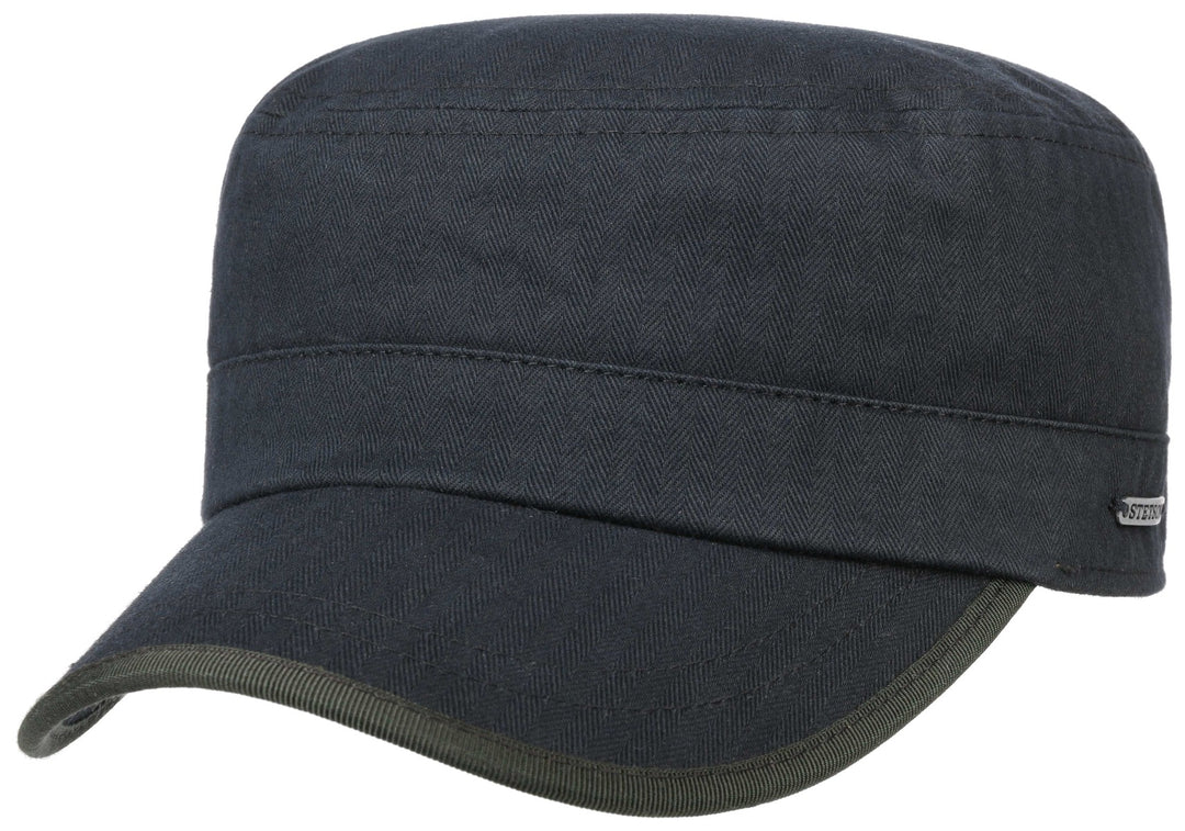 ARMY CAP CO HERRINGBO NAVY