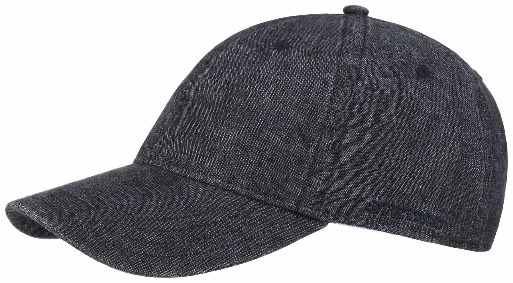 BASEBALL CAP LINEN STETSON GRAU