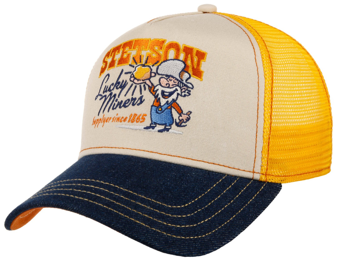 Trucker Cap Lucky Miners Stetson Denim