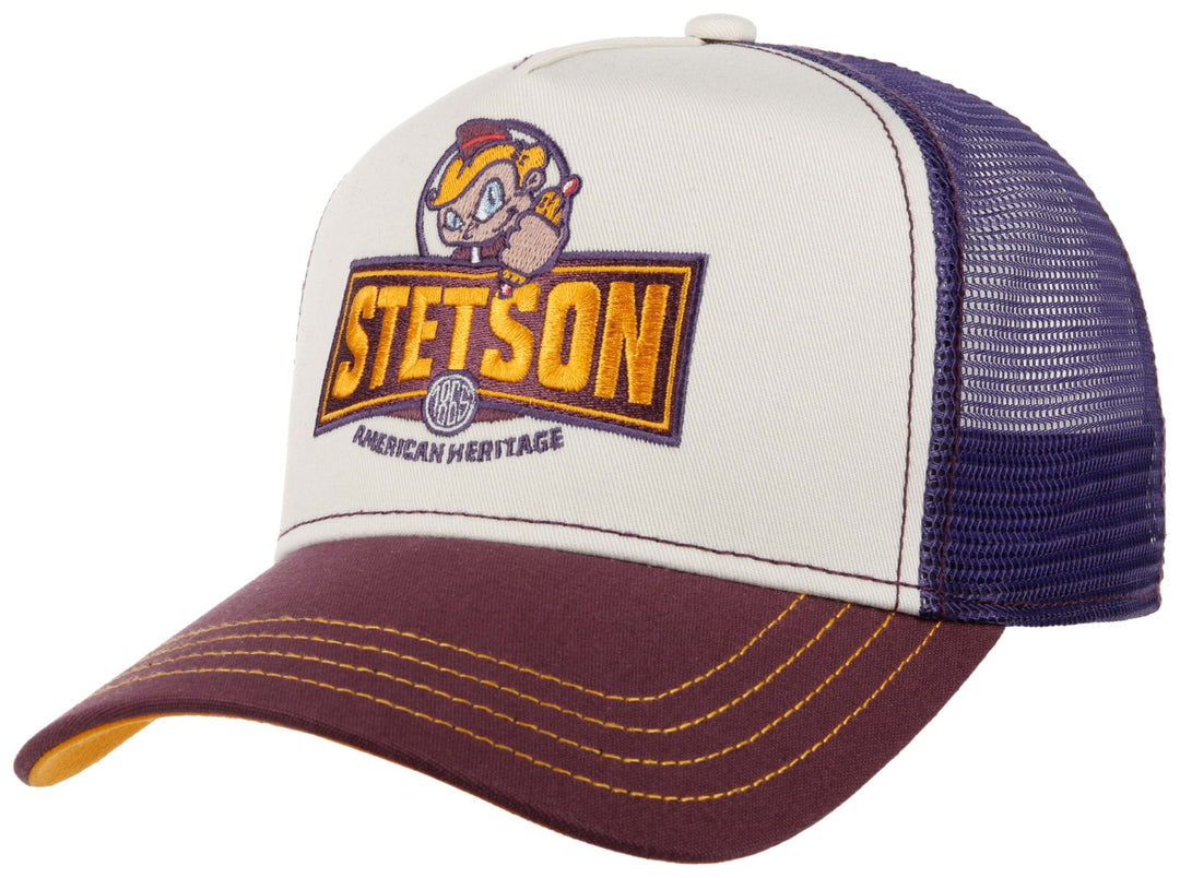 Trucker Cap Hotdog Stetson Lila/Weiß