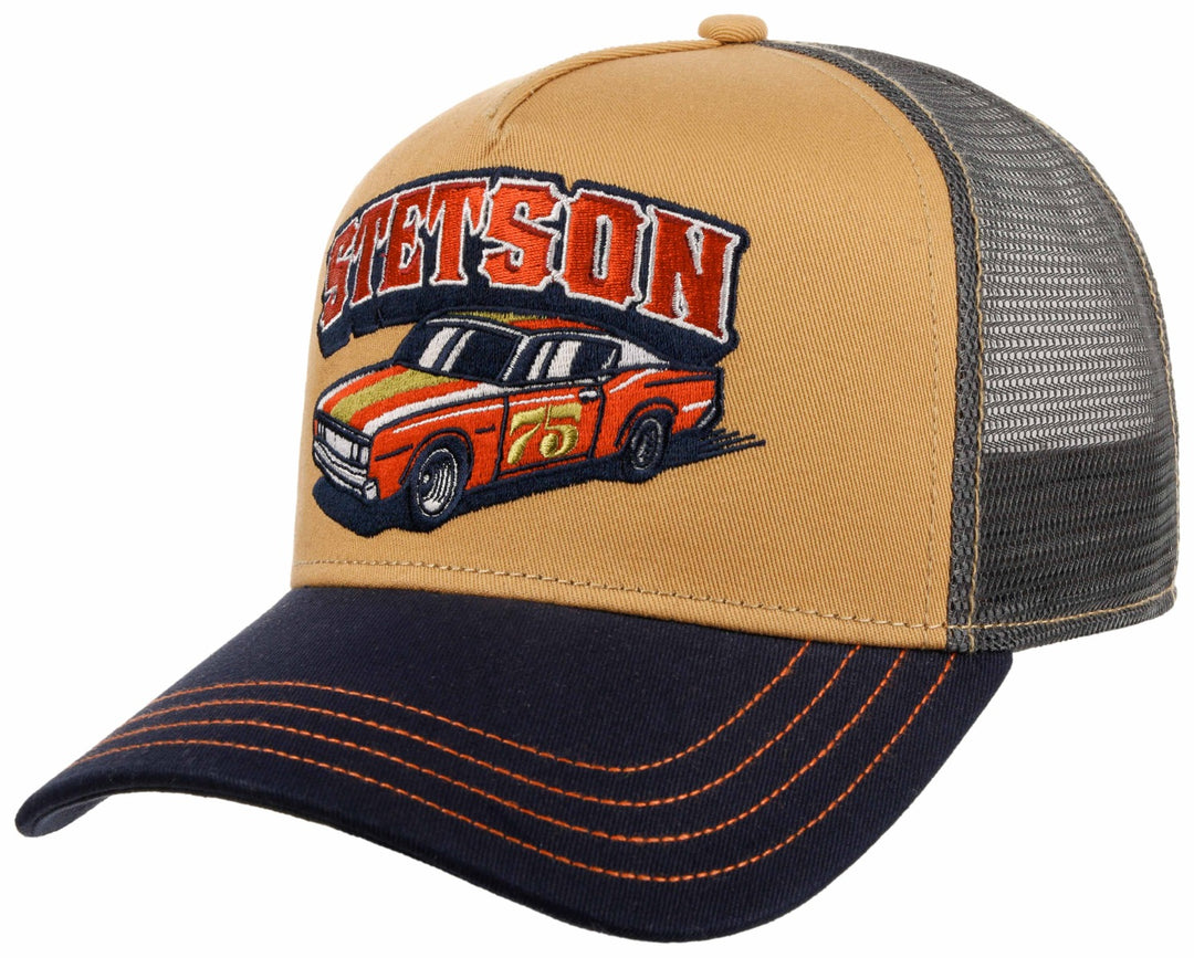 Trucker Cap Indy Stetson Navy Ocre