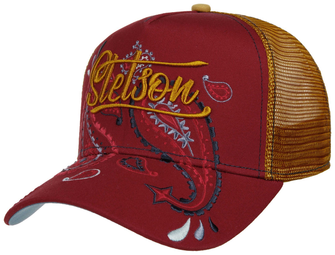 Trucker Cap Paisley Stetson Rot