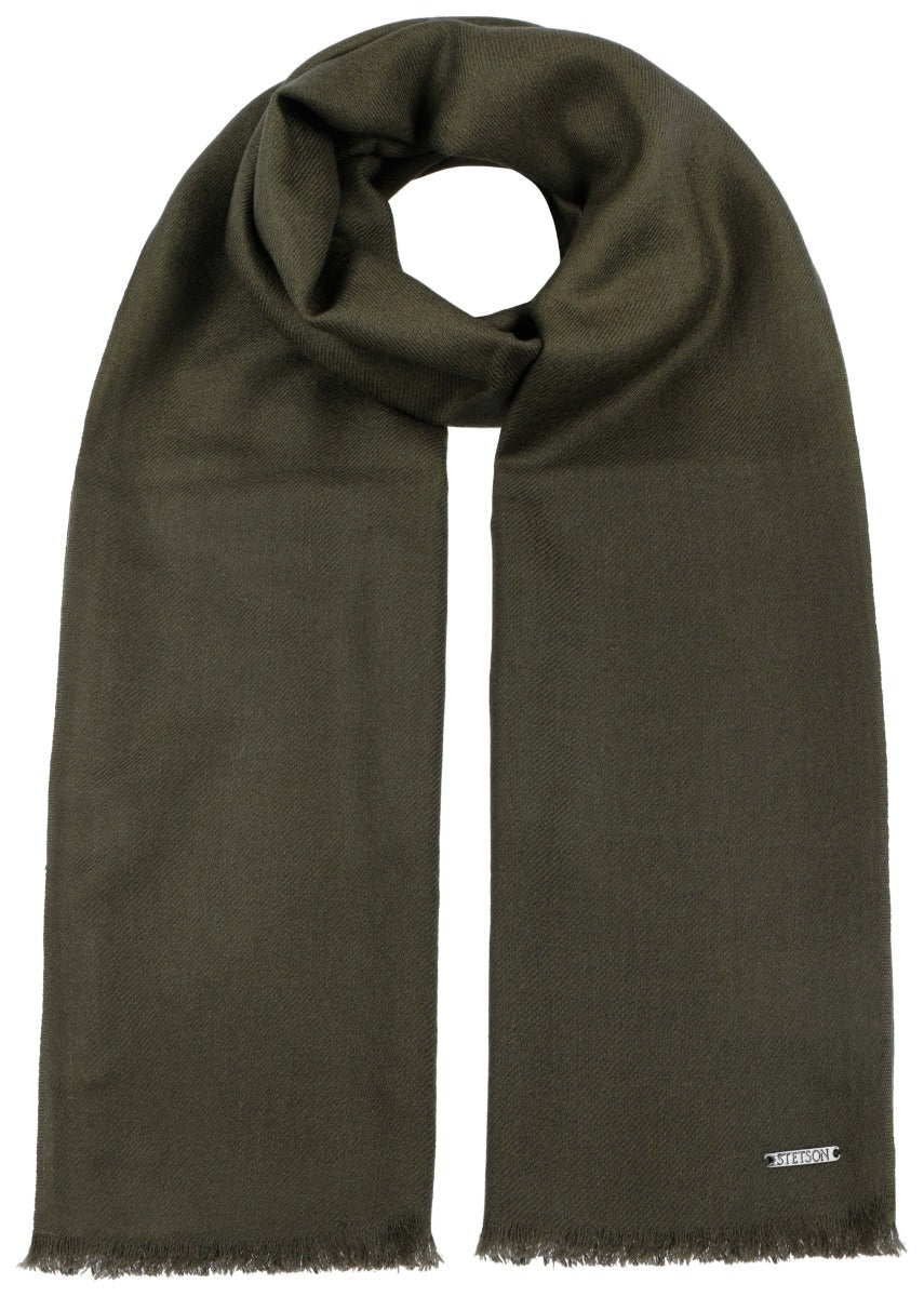 Schal Uni Zopf Stetson Oliv