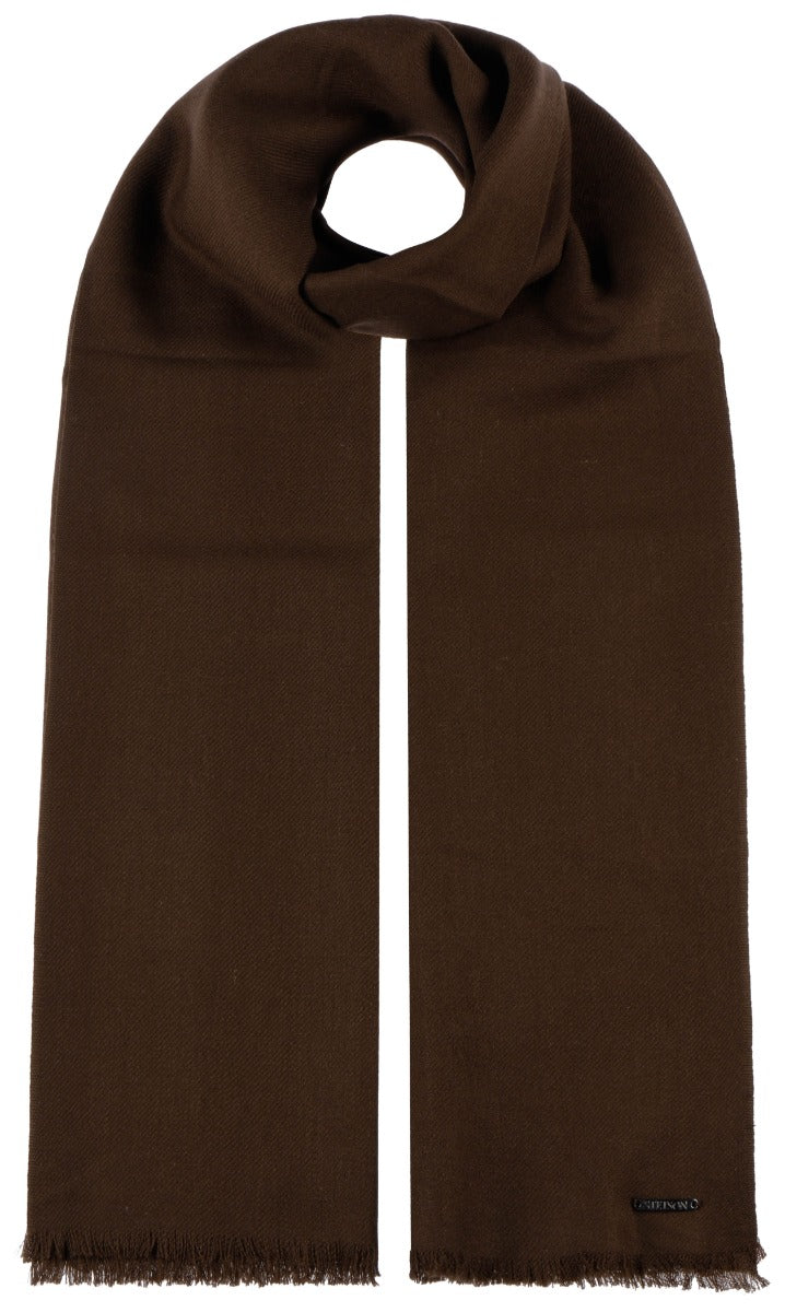 Schal Uni Zopf Stetson Braun