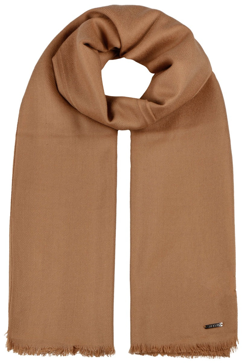 Schal Uni Zopf Stetson Camel