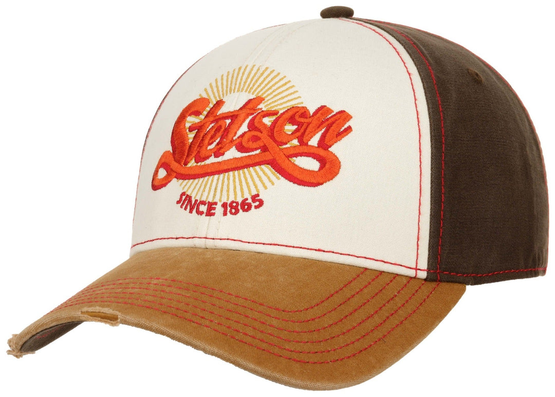 Baseball Cap Distressed Stetson Beige Brown - Hut - online.at