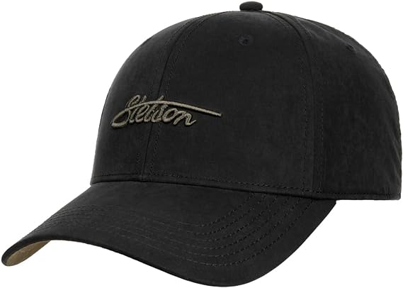 Baseball Cap Waxed Cotton Stetson Schwarz - Hut - online.at