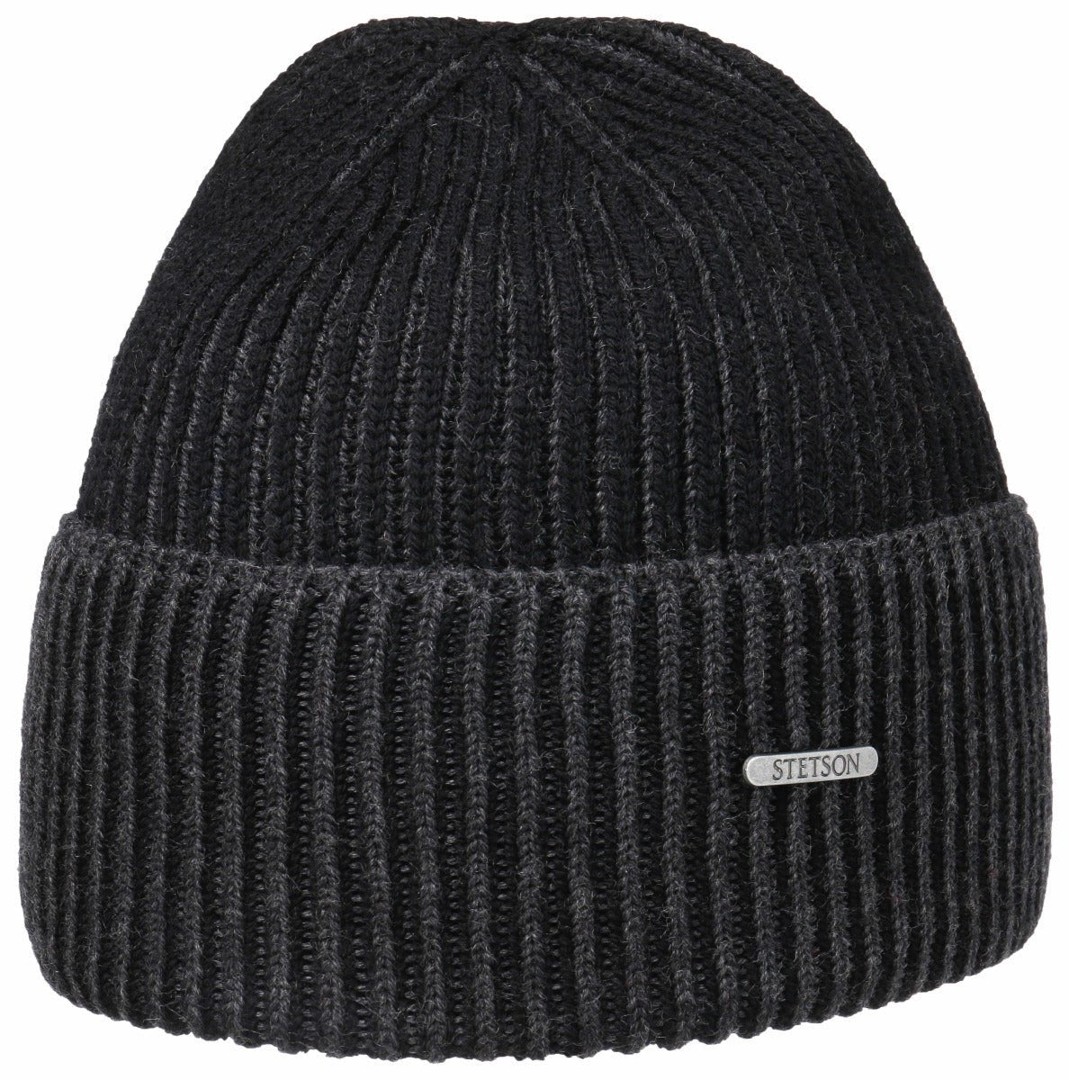 BEANIE MERINO WOOL STETSON ANTHRA - Hut - online.at