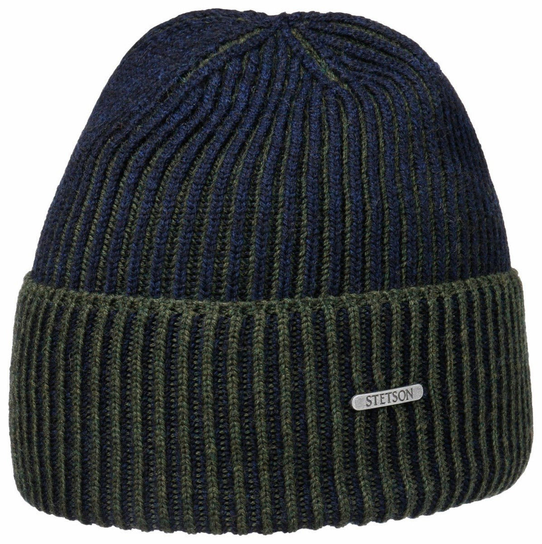 BEANIE MERINO WOOL STETSON NAVY - Hut - online.at