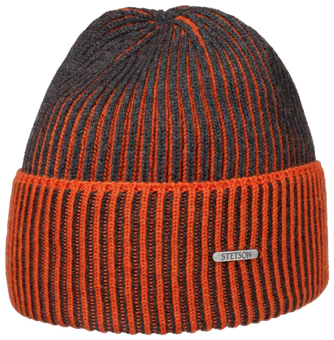 BEANIE MERINO WOOL STETSON ROST - Hut - online.at
