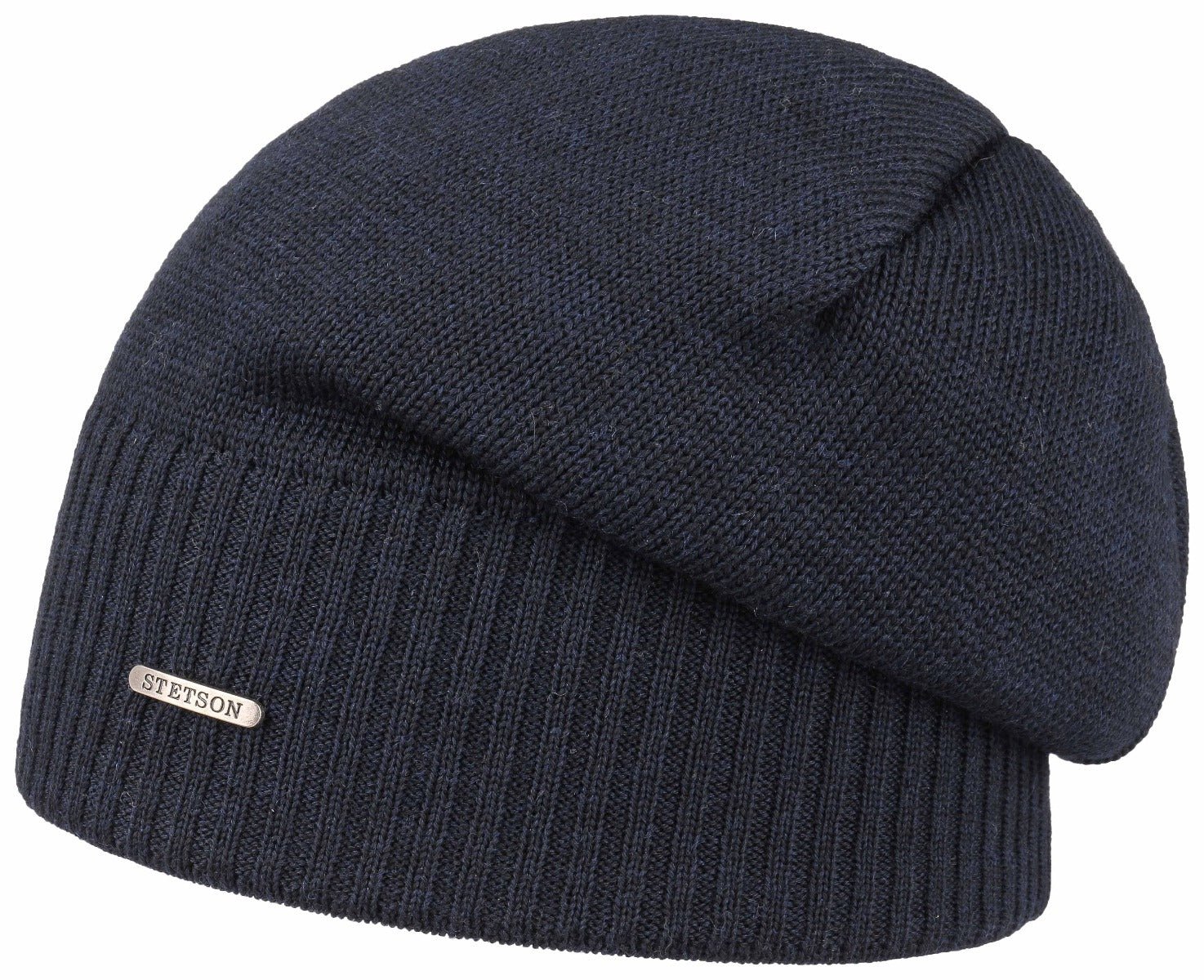 BEANIE OVERSIZED MERINO STETSON NAVY - Hut - online.at