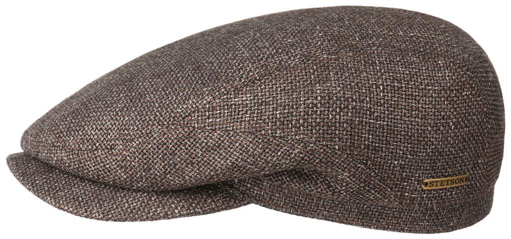 BELFAST VIRGIN WOOL LINEN STETSON BRAUN Art 6380107 - Hut - online.at