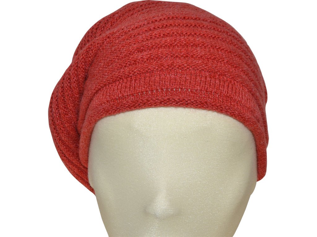 BERRETTO OVERSIZE MANDARI FEINSTES CASHMERE - Hut - online.at