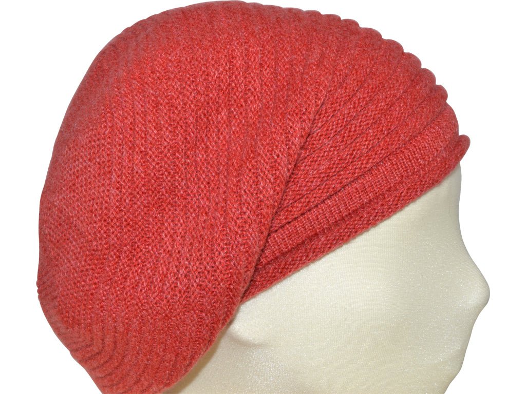 BERRETTO OVERSIZE MANDARI FEINSTES CASHMERE - Hut - online.at