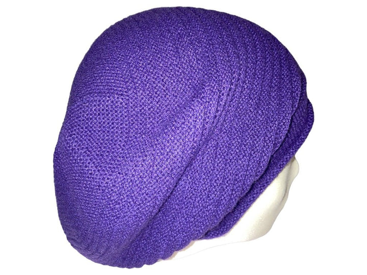 BERRETTO OVERSIZE VIOLA FEINSTES CASHMERE OSFA - Hut - online.at