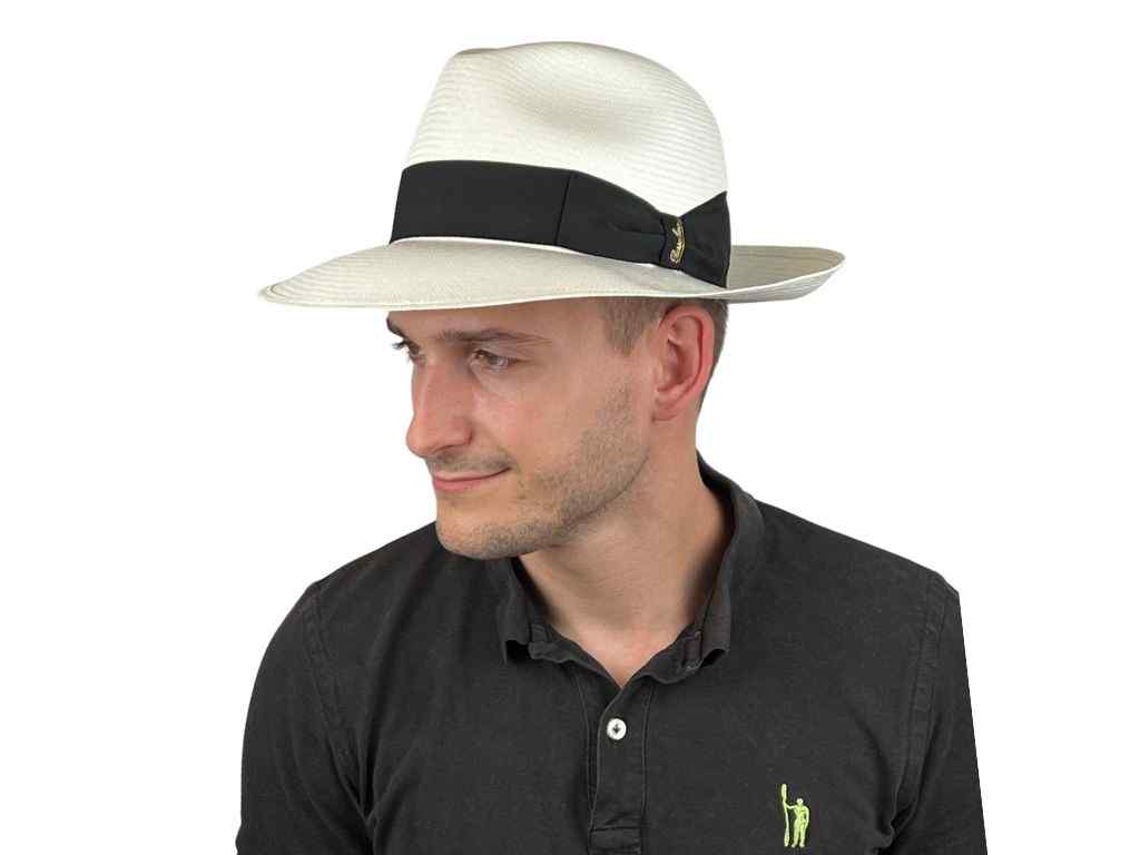 Borsalino Classic Panama Large Brim Weiss - Hut - online.at