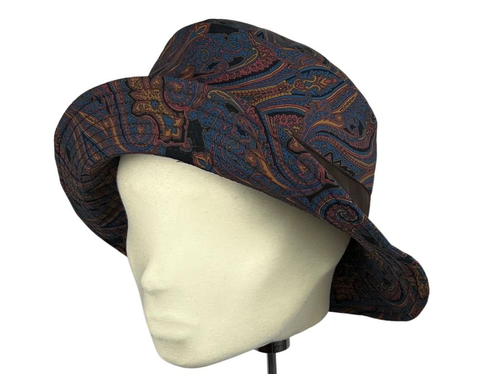 BUCKET RAIN PAISLEY GREVI BLAU - Hut - online.at