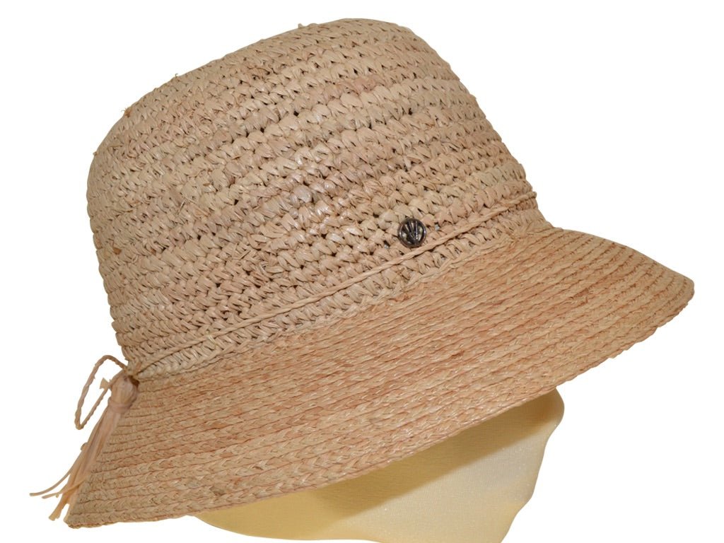 STROHUT CROCHET KLEIN NATUR - Hut - online.at