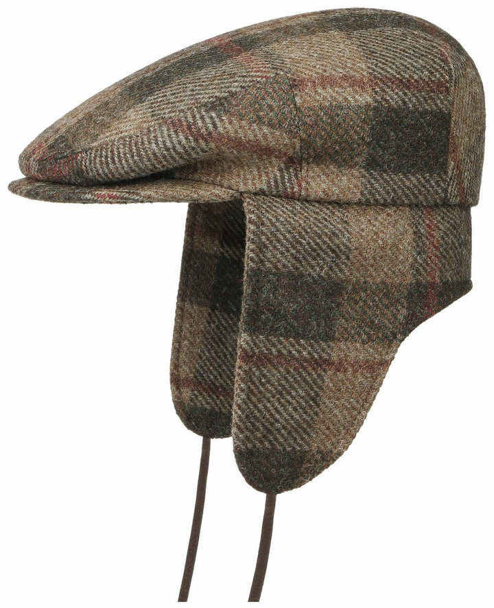 TOP FLAP KARO GLENCHECK STETSON CAMEL 55 - Hut - online.at