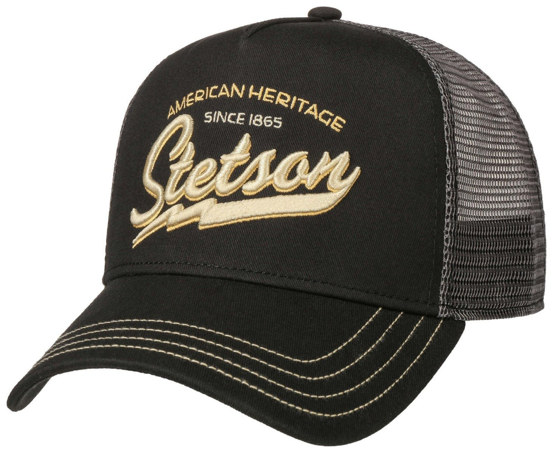 TRUCKER CAP AMERICAN CLASSTETSON SCHWARZ - Hut - online.at