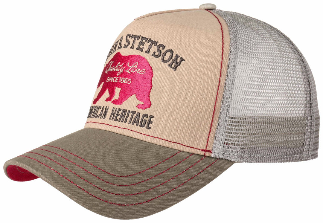 TRUCKER CAP BEAR STETSON Art 7751101 OSFA - Hut - online.at