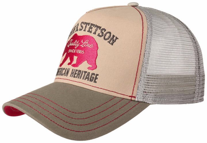 TRUCKER CAP BEAR STETSON Art 7751101 OSFA - Hut - online.at