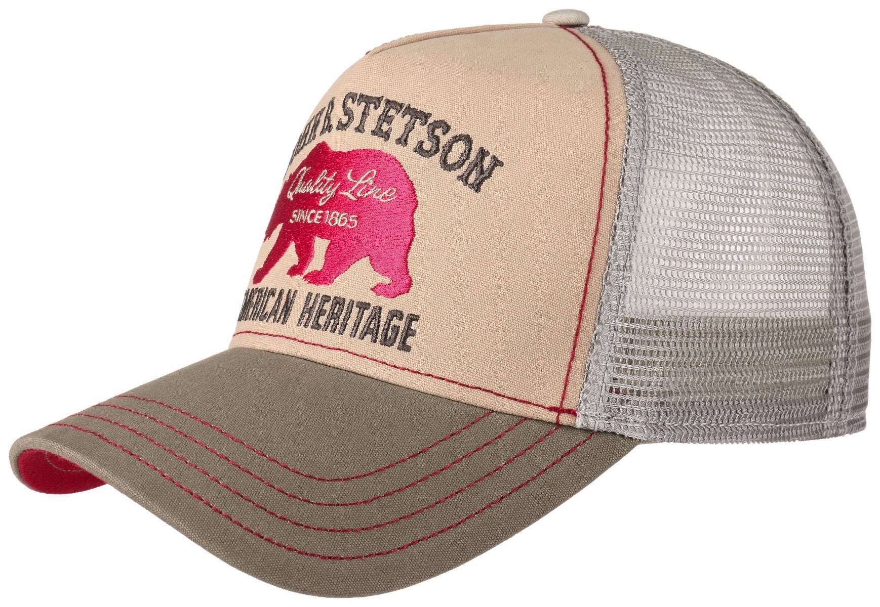 TRUCKER CAP BEAR STETSON Art 7751101 OSFA - Hut - online.at