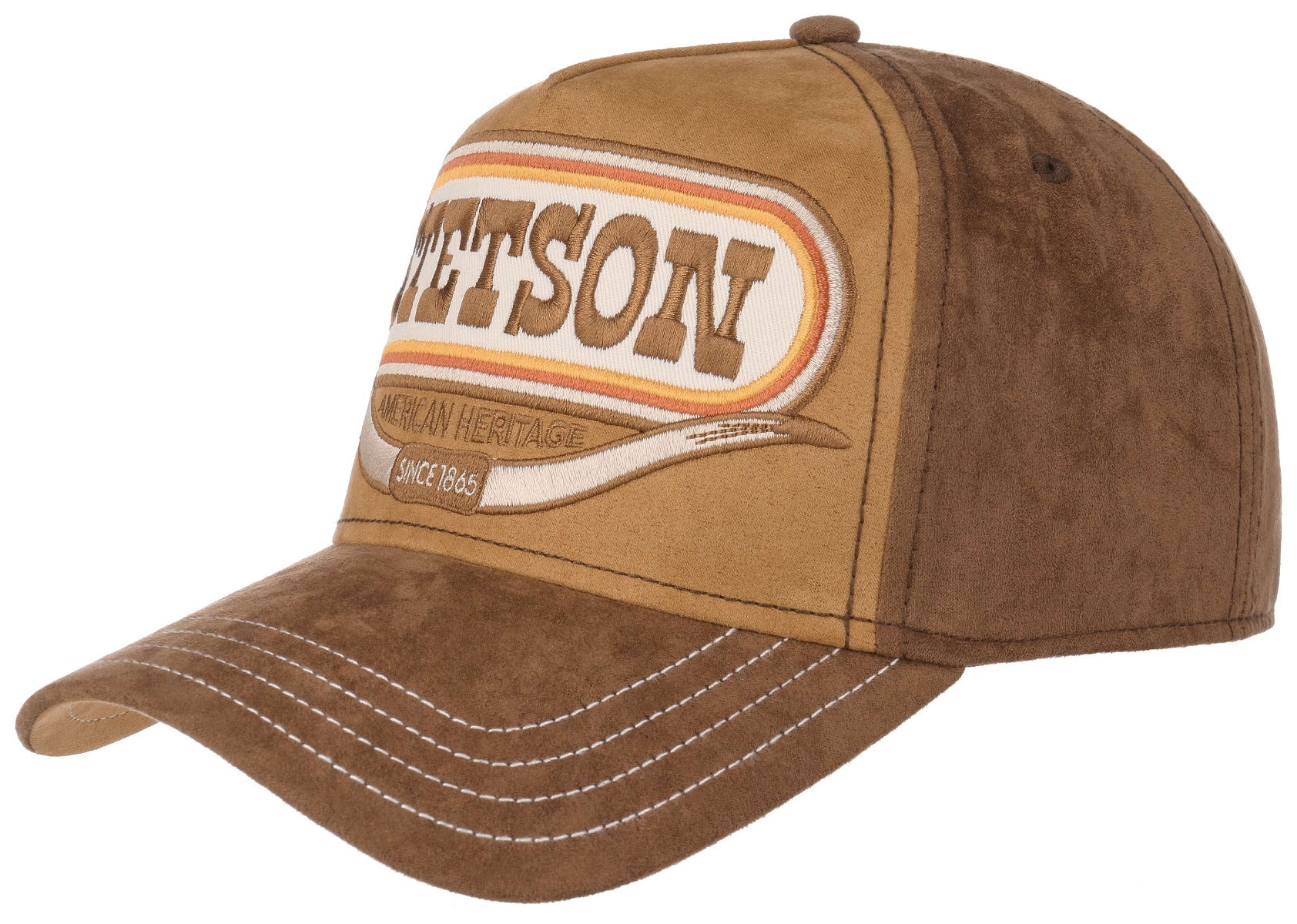 TRUCKER CAP BUFFALO HORN STETSON OSFA - Hut - online.at