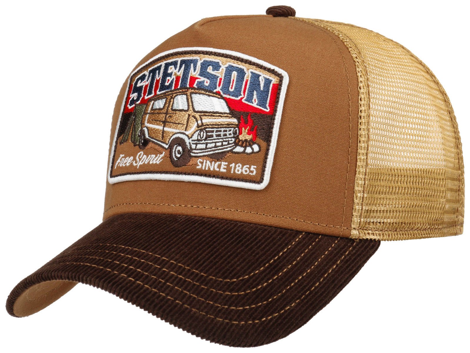 TRUCKER CAP CAMPER STETSON CAMEL - Hut - online.at