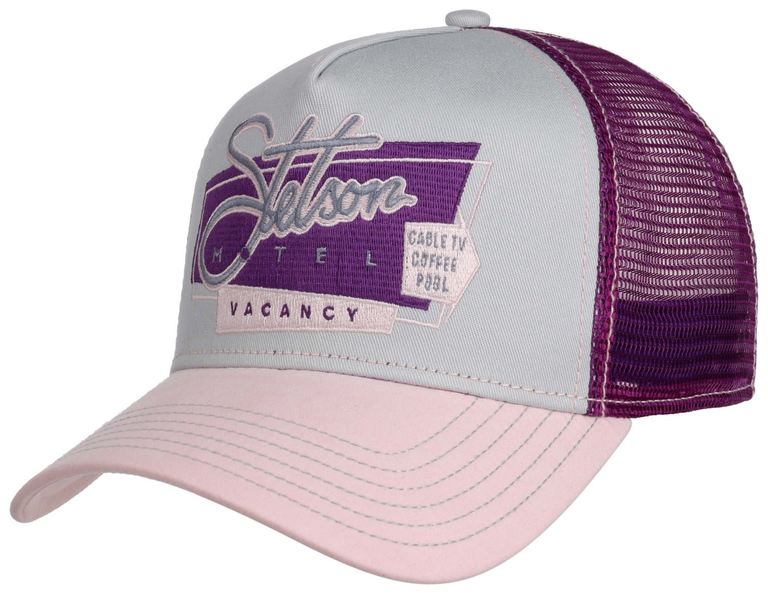 TRUCKER CAP MOTEL STETSON DUSTY ROSE - Hut - online.at