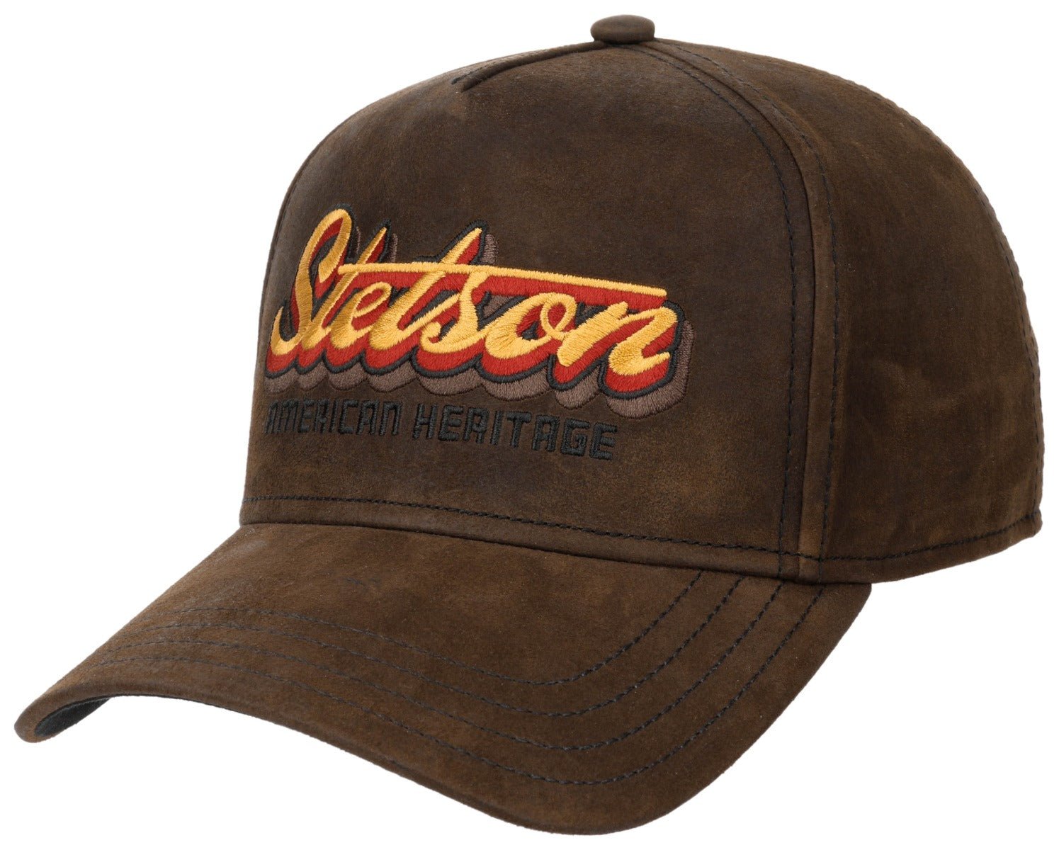 TRUCKER CAP OILY GOAT STETSON BRAUN - Hut - online.at