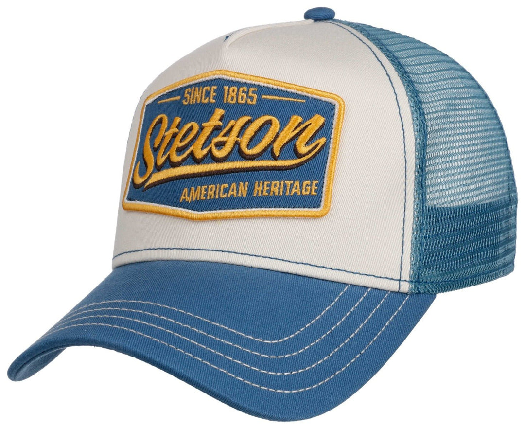 TRUCKER CAP VINTAGE STETSON BLAU - Hut - online.at