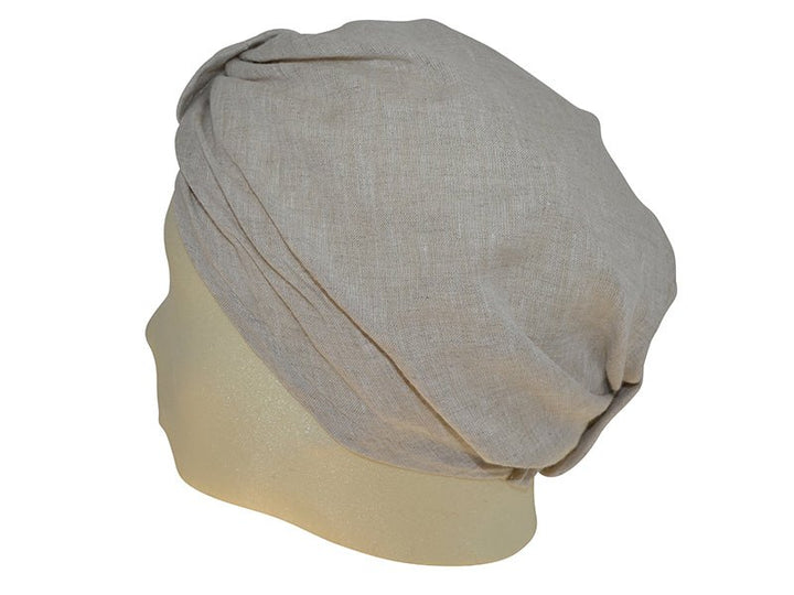 TURBAN UNI LEINEN NATUR - Hut - online.at