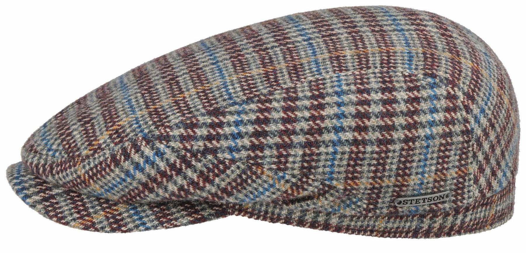 BELFAST WOOL CHECK STETSON BLAU - Hut-online.at