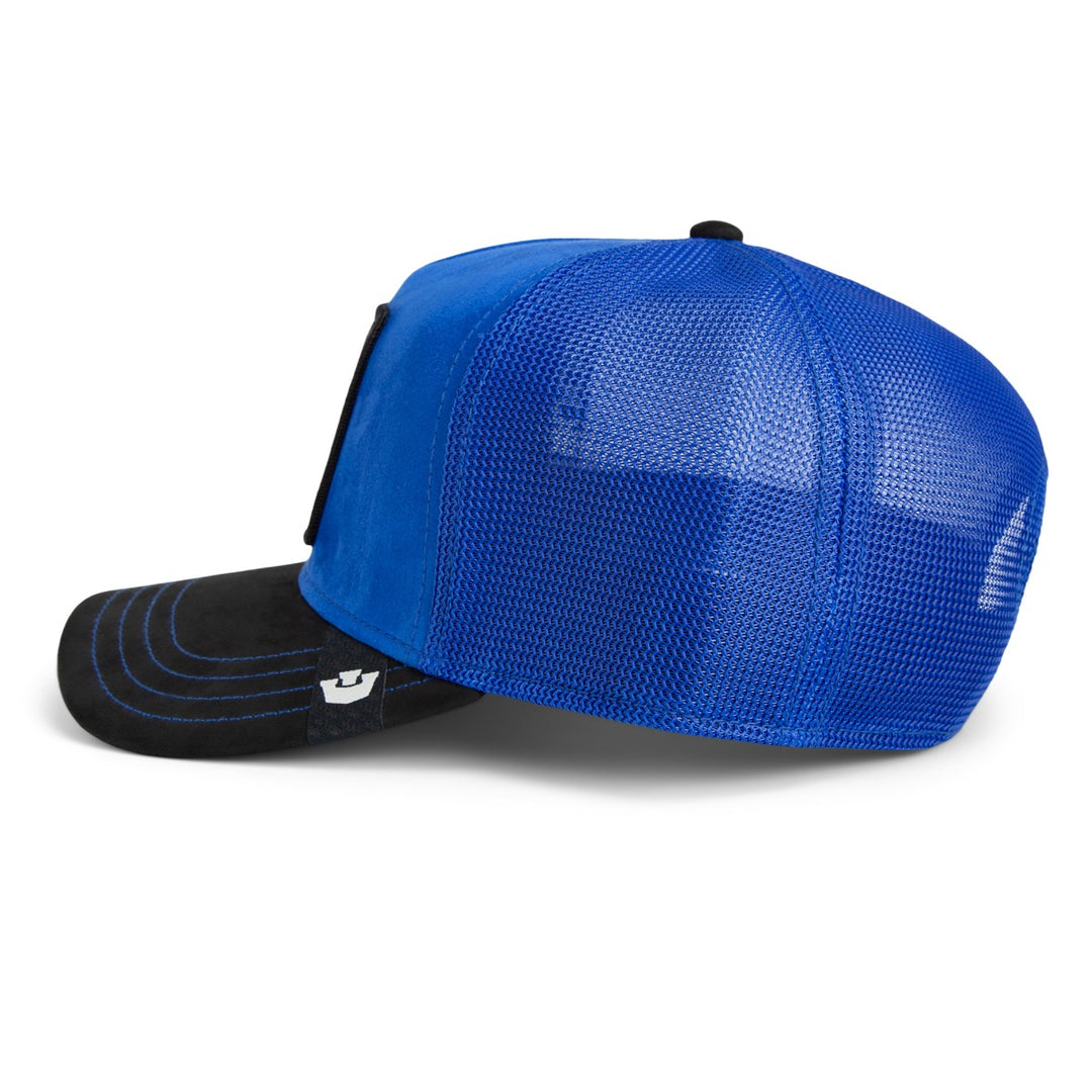 Trucker Cap Suede Pitbull Royal Void Goorin Bros