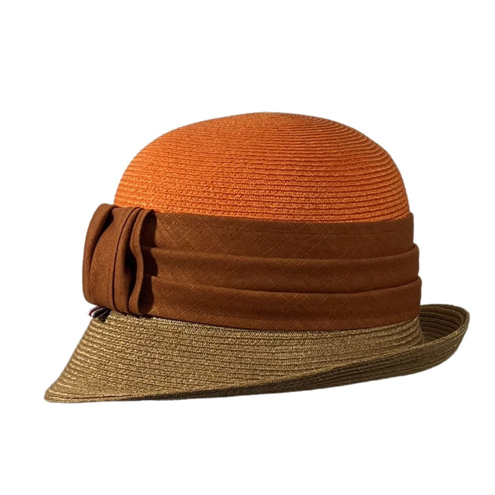 Cloche Strohhut Elton Bedacht