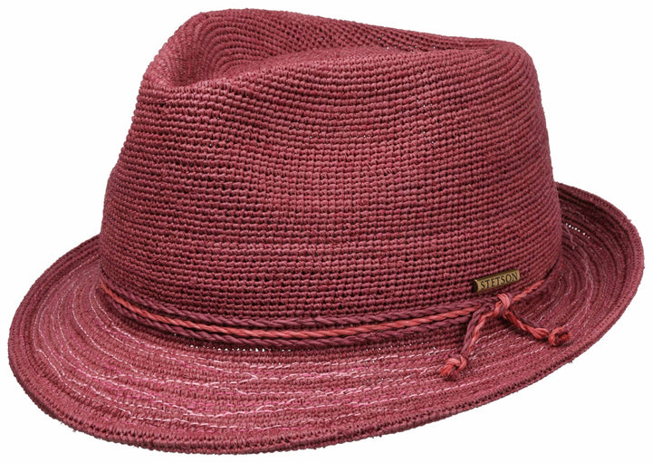Damen Trilby Crochet Strohhut Stetson